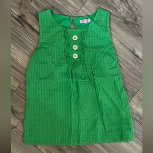 Lilly Pulitzer Sleeveless Green Top size 8